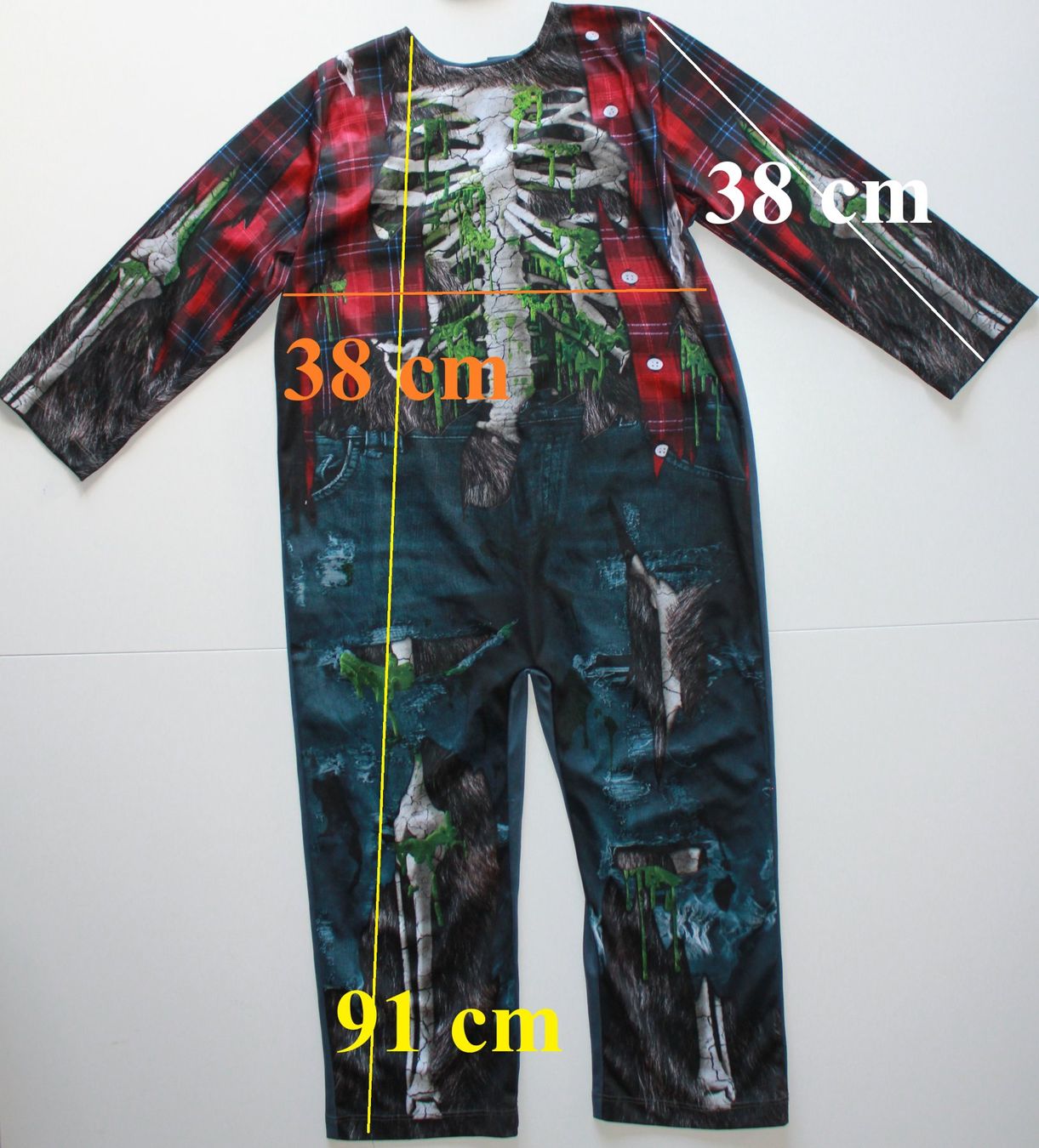 Kostüme: Costume squelette  / Skelett t. 110 - 122 – Gebraucht aus Peseux von CoolShoping 1