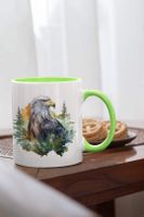 Waldtiere Keramik Tasse NEU