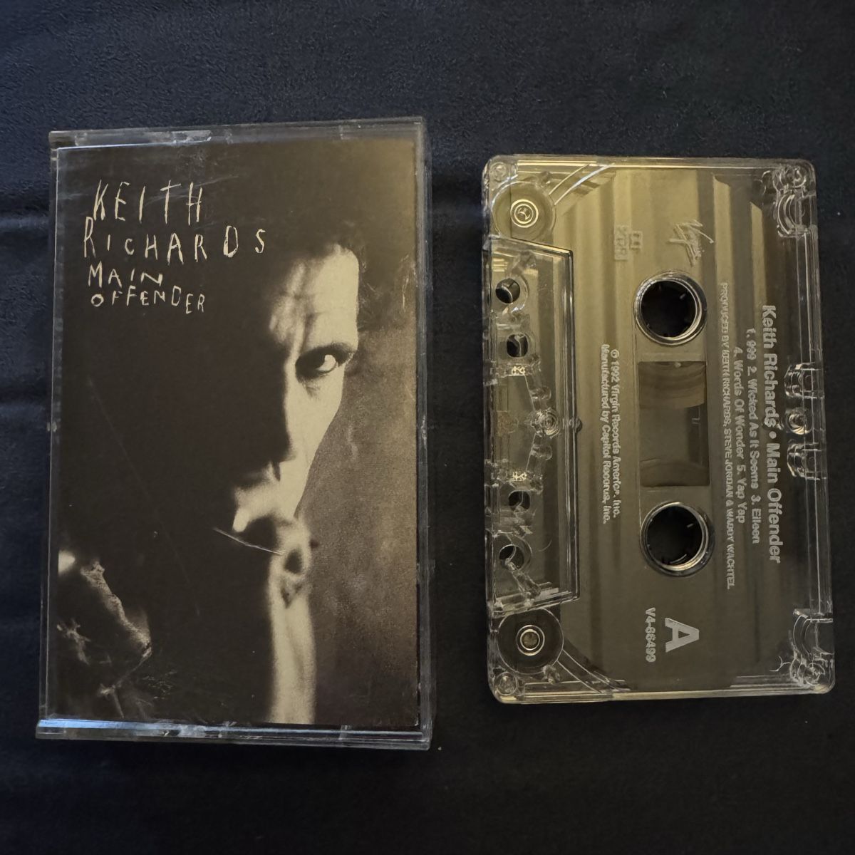 Musicassette: Keith Richards - Musikkassette - Main Offender – Usato da Schwerzenbach venduto da pangana