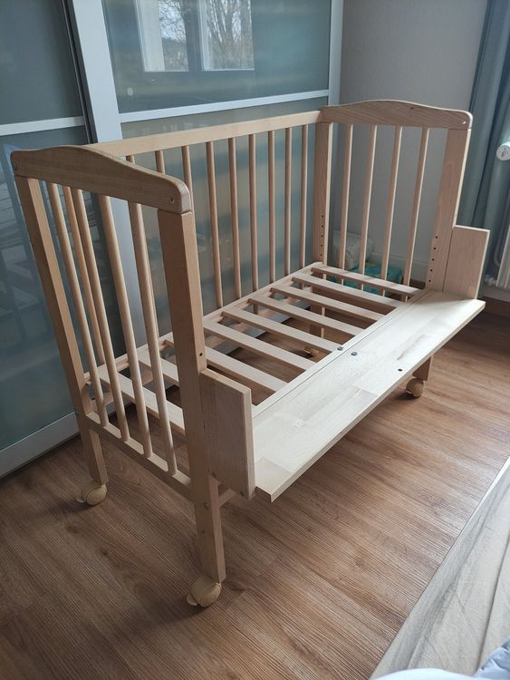 WALDIN Baby Beistellbett Aus Buchenholz - Große Li Produktbild-Vorschau 9
