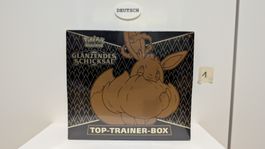 Pokémon TCG Top Trainer Box Glänzendes Schicksal dt