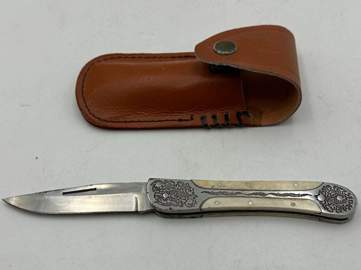 Coltelli tascabile: Klappmesser mit Scheide, Jagdmesser, Taschenmesser – Usato da Luzern venduto da Lager6640 1