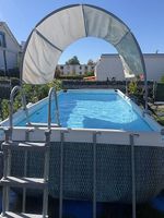 Bestway Pool (ca 4m x 2m x 1m) inkl. Zubehör