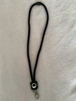 Lanyard Schwarz mit Metallclip neu black sunrise Anbieter CH