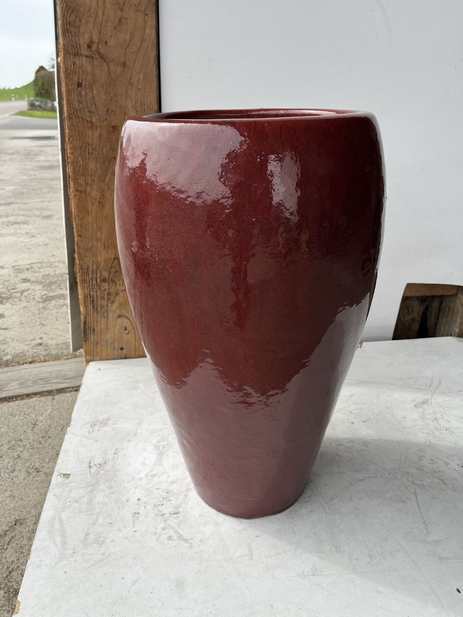 Tutte le decorazioni: Garten-Vase//Topf Keramik, rot – Nuovo (secondo la descrizione) da Wetzikon ZH venduto da seli03 3