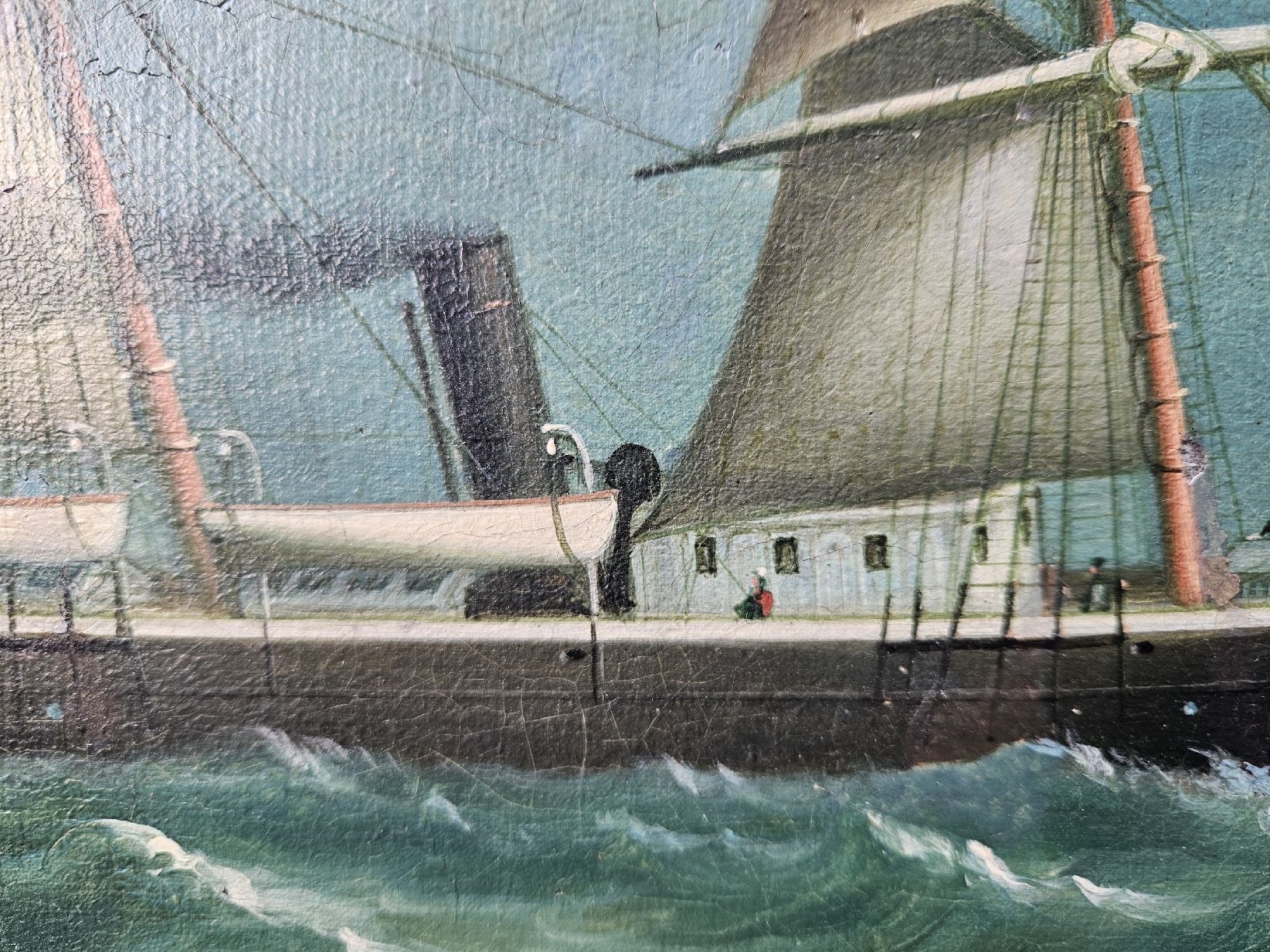 Dipinti: gemälde schiff – Usato da Schwellbrunn venduto da Omega-alpha 2