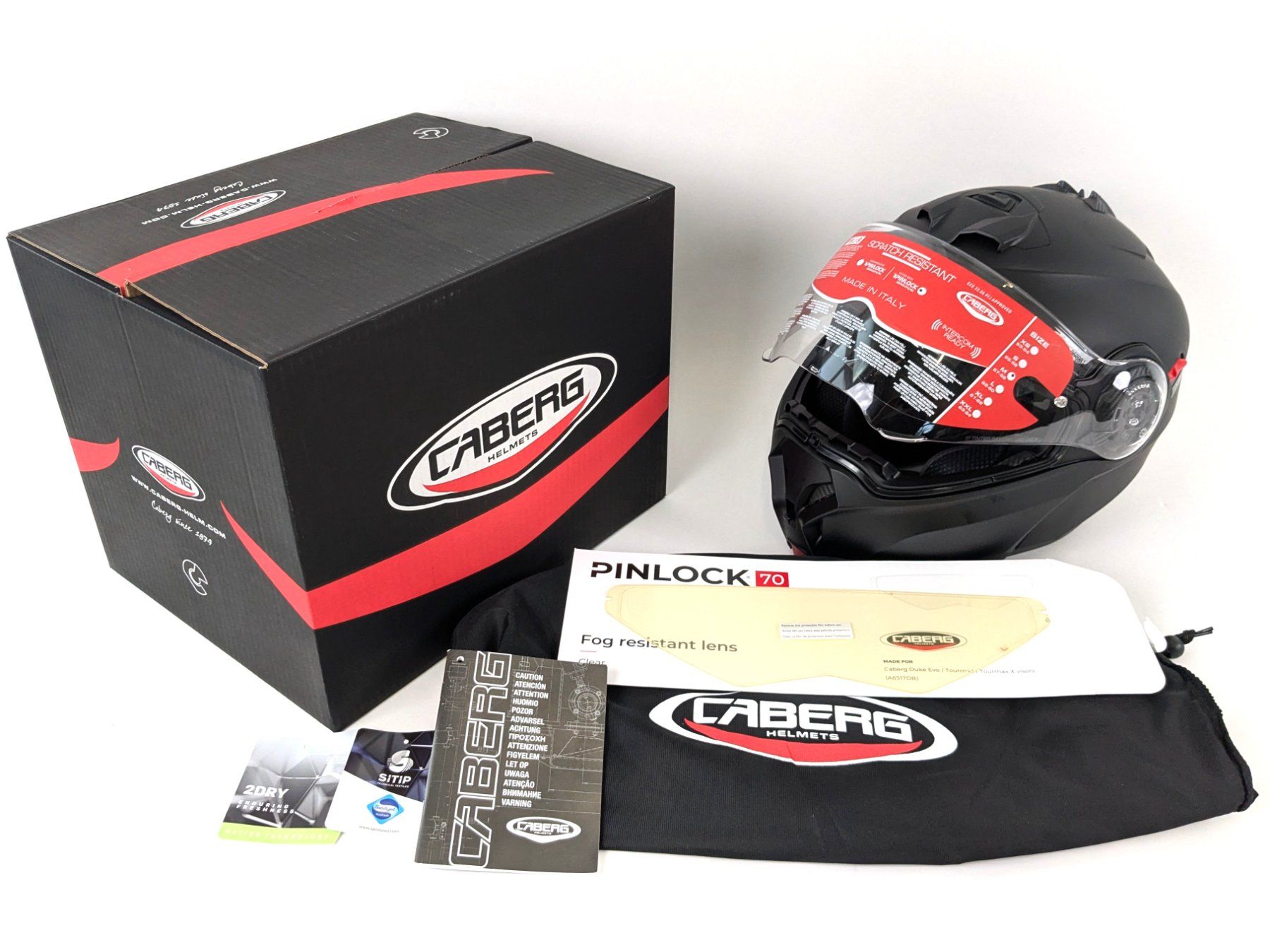 Caschi & visiere: CABERG Motorradhelm Duke Evo Gr. M – Nuovo (secondo la descrizione) da Dintikon venduto da Restwert_Dintikon