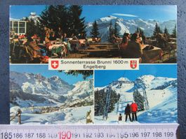 BRUNNI SONNENTERRASSE BELEBT ENGELBERG SKI-LIFT ONW AK