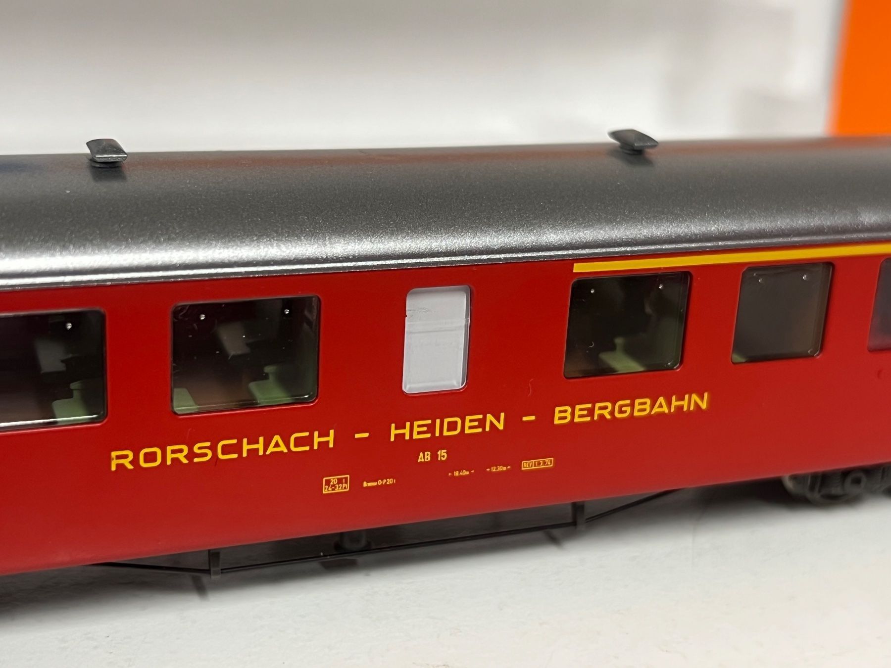 Roco Modellini di ferrovie: Roco 44734 Rorschach-Heiden-Bergbahn  H0 DC – Nuovo (secondo la descrizione) da Geroldswil venduto da TopTrain54 5