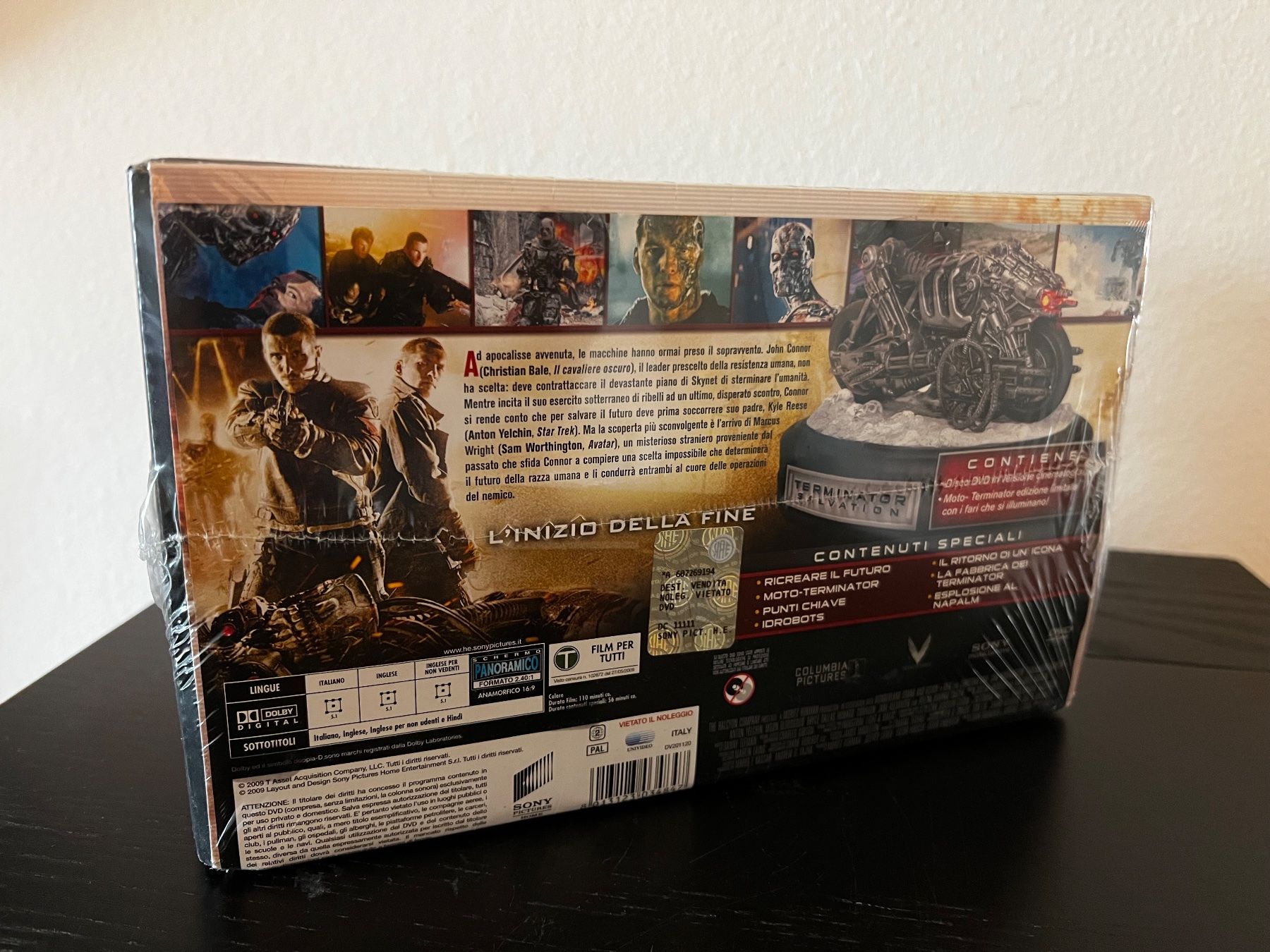 Alle DVDs: Terminator Salvation DVD Box Italienisch OVP – Neu und originalverpackt aus Basel von  3