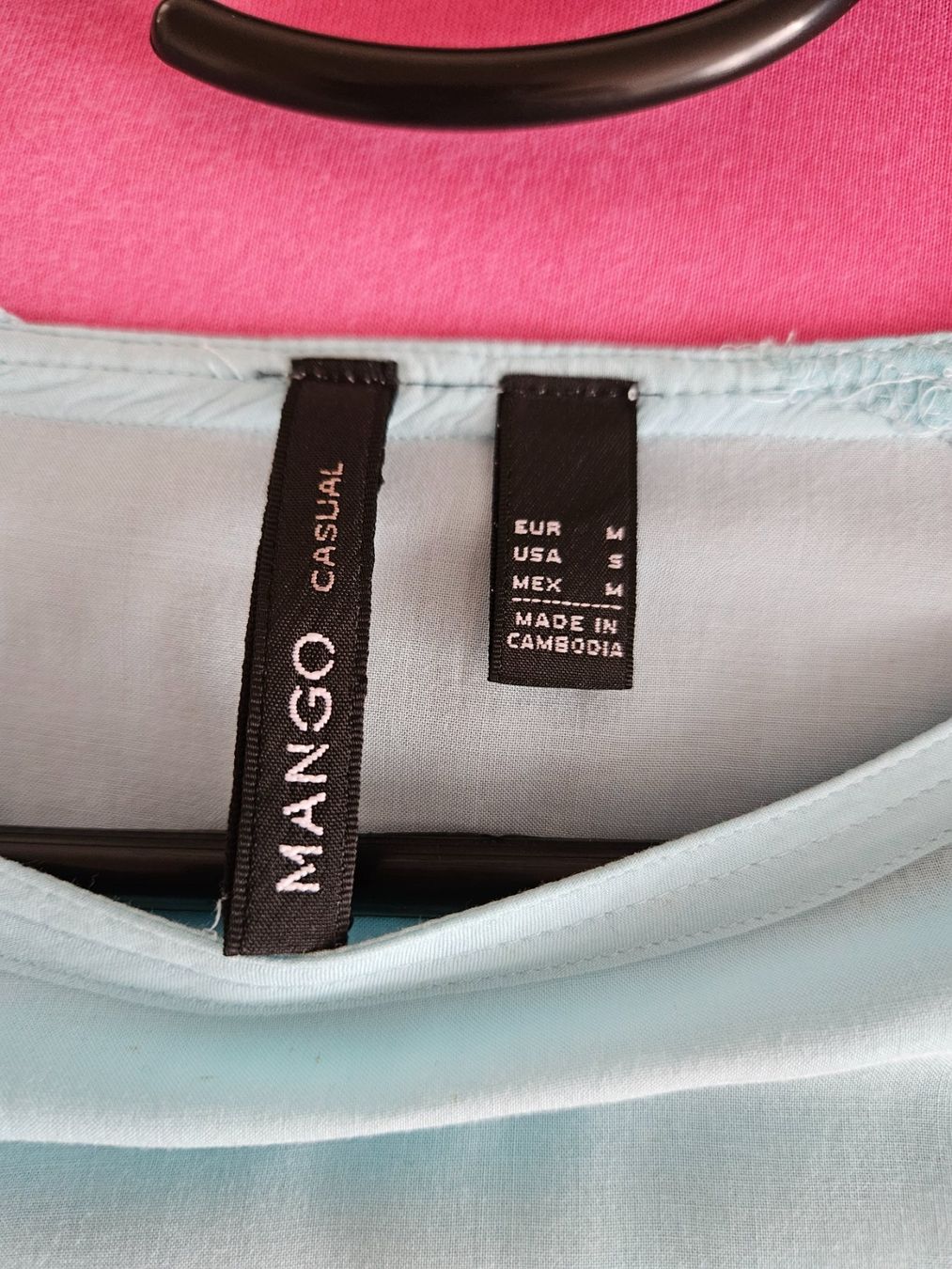 Mango Camicette: Blaue Bluse von Mango – Usato da St. Gallen venduto da Rebiili 1