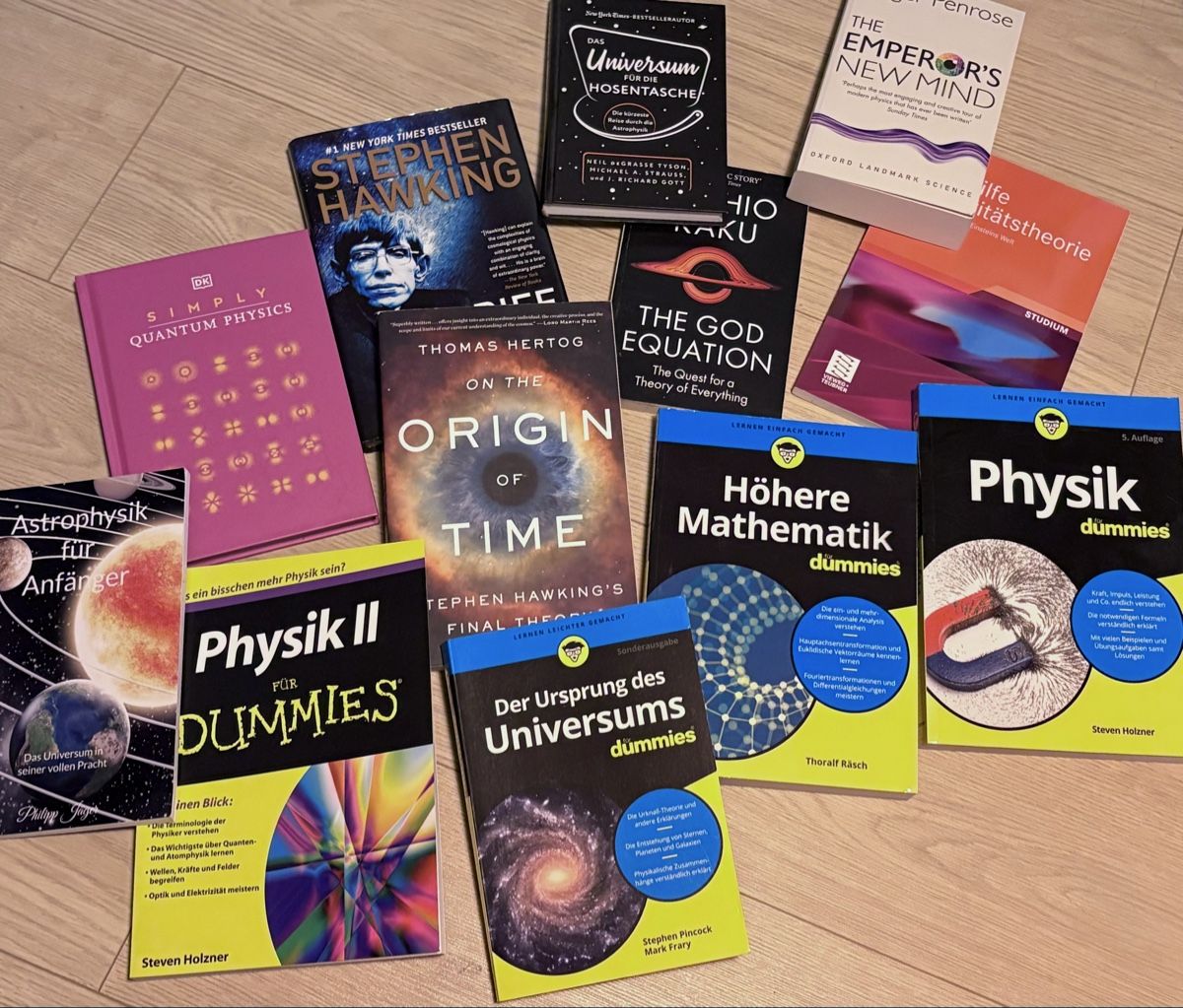 Livres: 12 (Astro-)Physikbücher – D'occasion à Winterthur par Herwigli