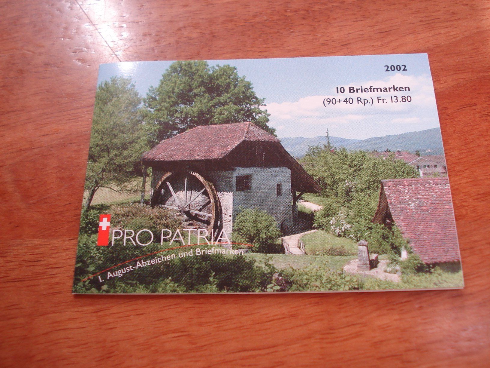 Alle Briefmarken: Markenbüchlein Pro Patria 2002, ET-o – Gebraucht aus Niederwil AG von morostahu