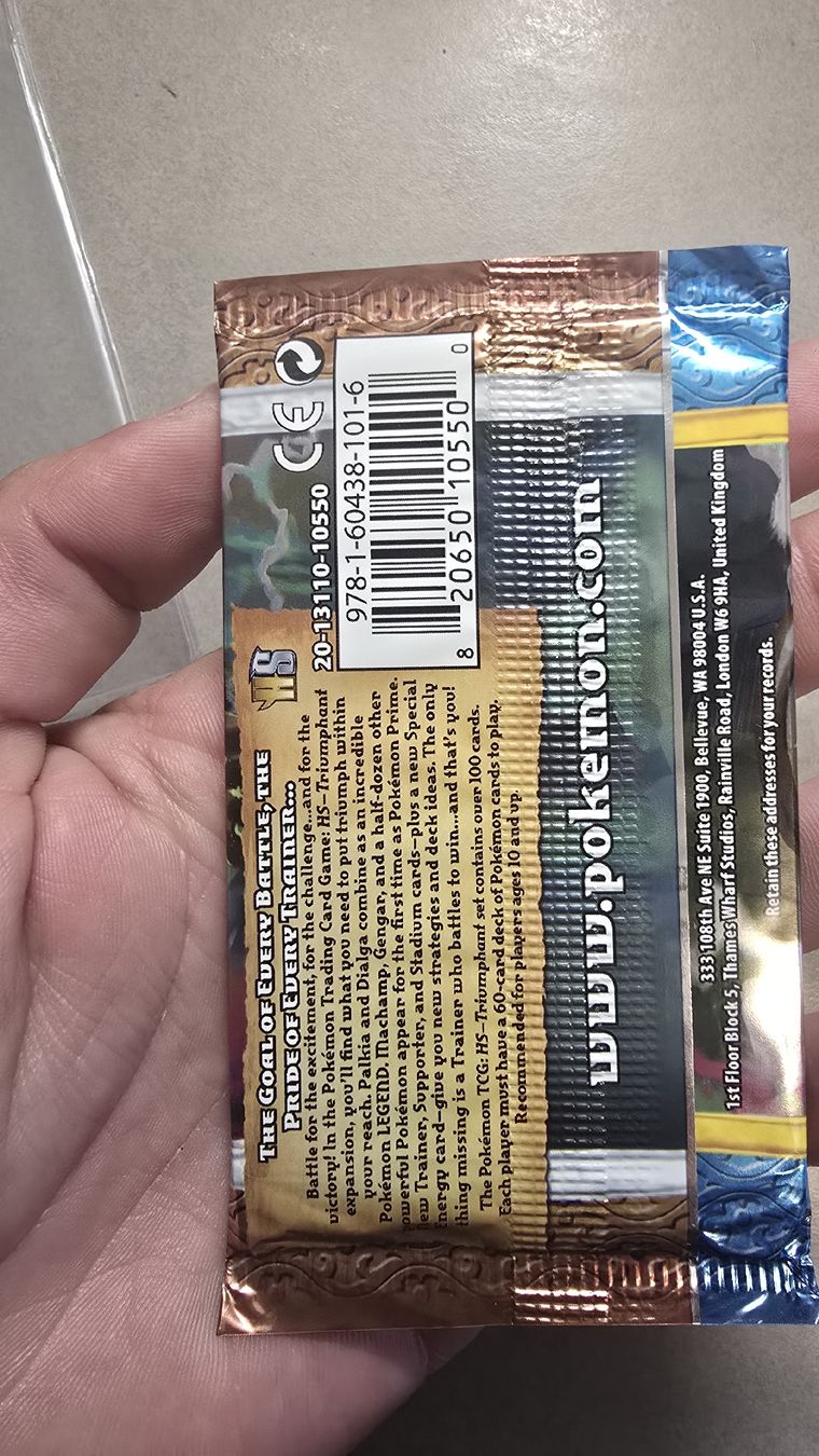 Pokémon Carte collezionabili: HS triumphant booster  – Nuovo (secondo la descrizione) da Bernex venduto da tim_w7lx 3