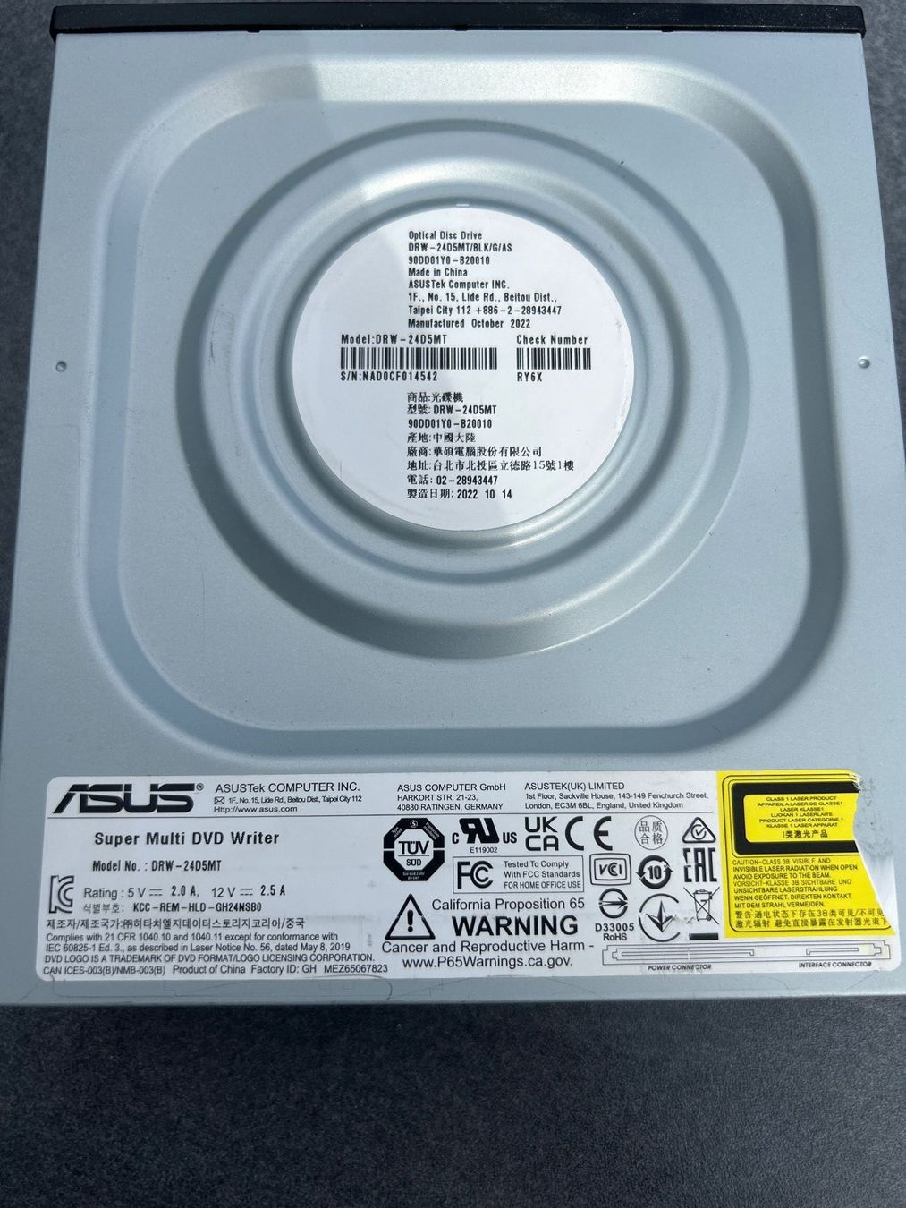 Componenti elettronici: ASUS Drw-24d5mt – Usato da Bassersdorf venduto da Winti8406 2