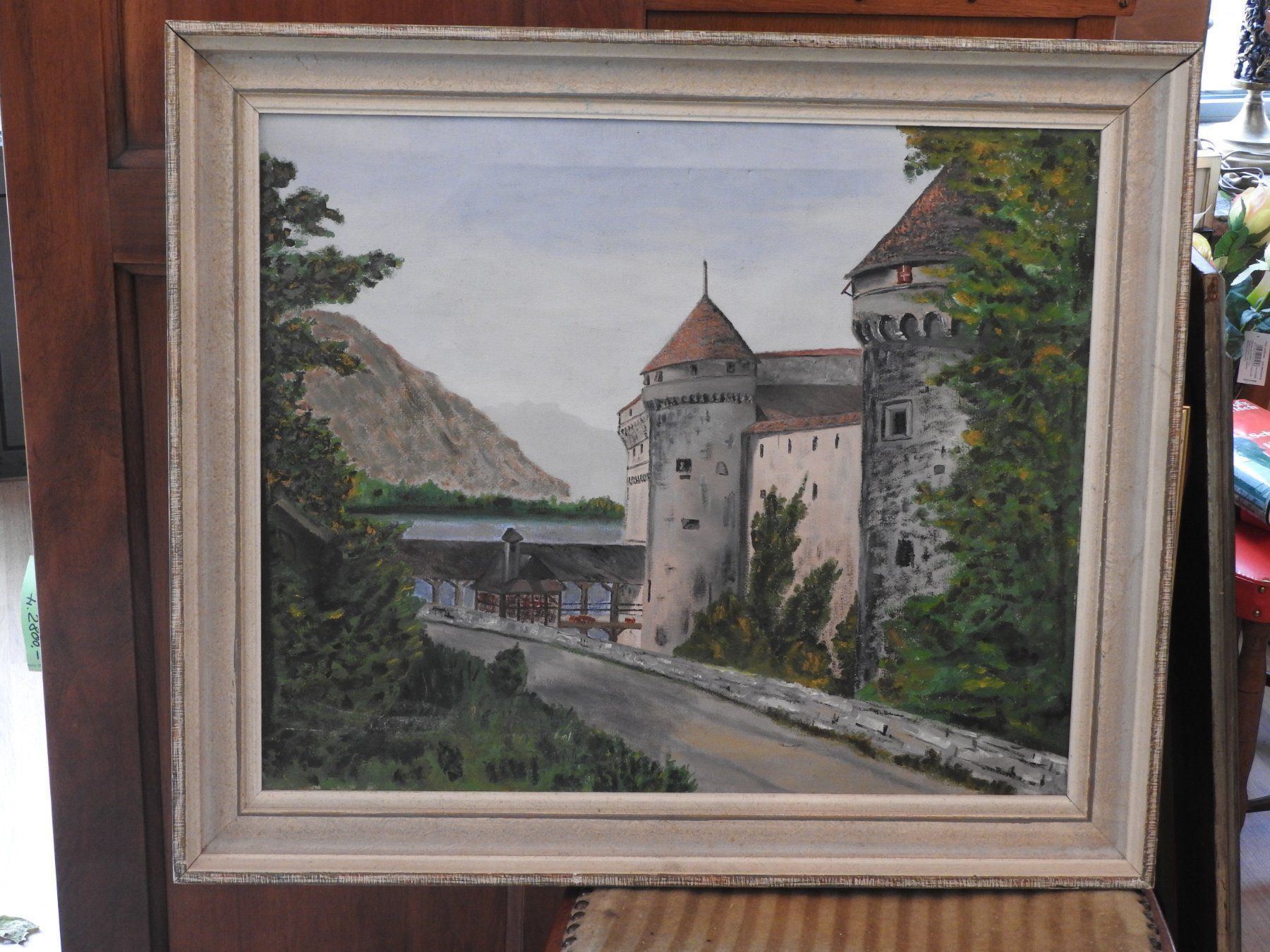 Gemälde: Oelbild - Schloss Chillon – Gebraucht aus Stetten AG von Brissago25