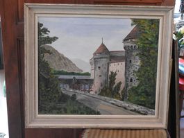 Oelbild - Schloss Chillon
