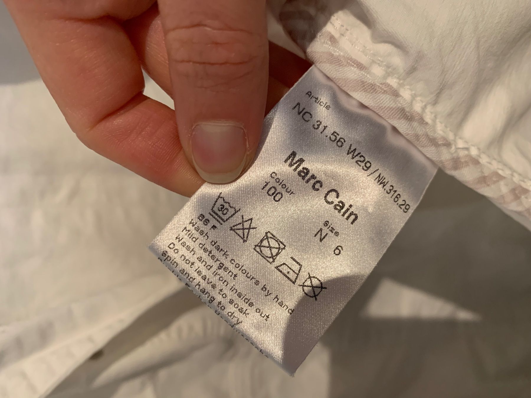Marc Cain Giacche: Marc Cain Jacke weiss Gr. M – Usato da Fislisbach venduto da KolibriSecondhand 8
