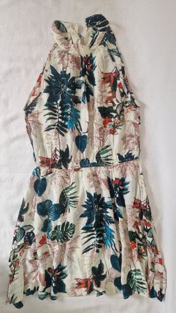 Sommerkleid – Tropen-Print – Gr. S – 100% Viskose
