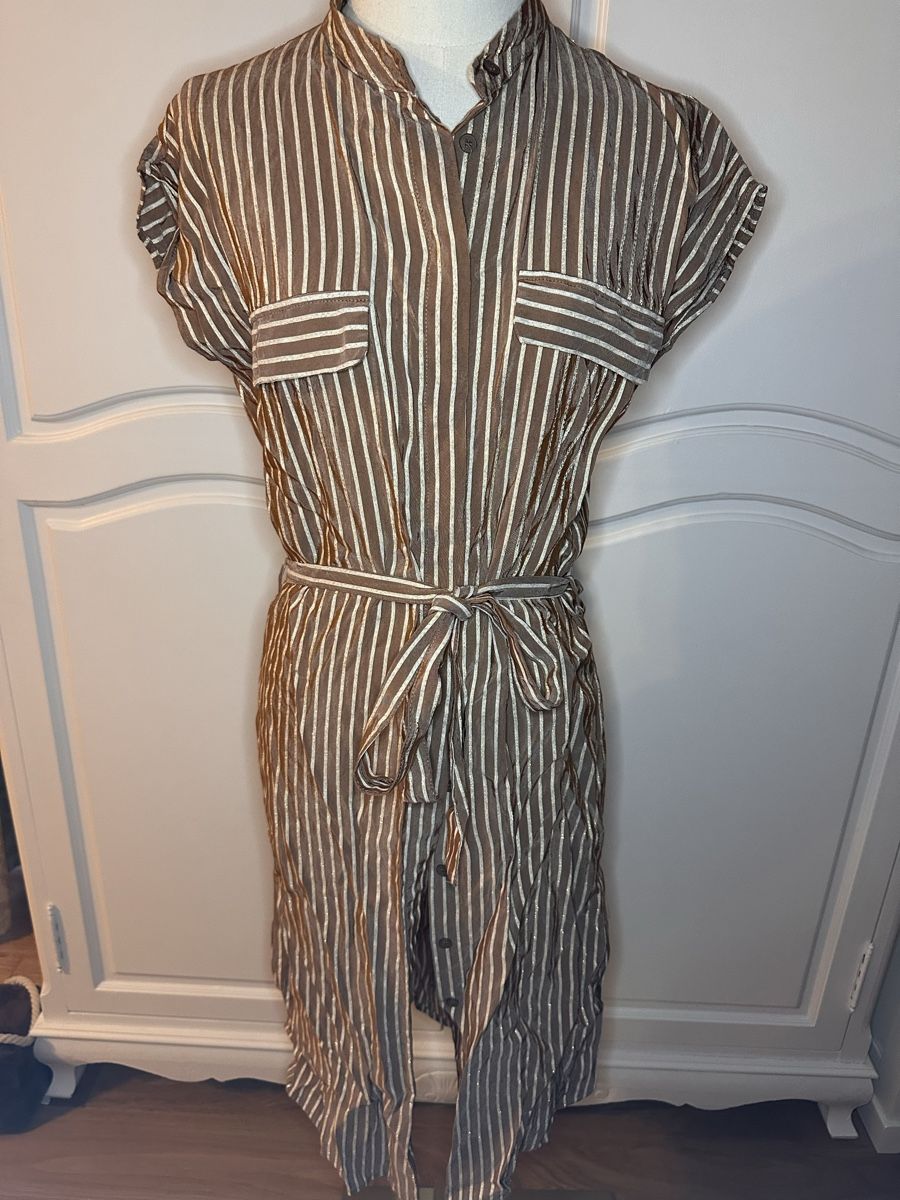 Vestiti: Hemdblusenkleid goldig Koton 38 – Nuovo (secondo la descrizione) da Pfaffhausen venduto da Klaras_second_hand