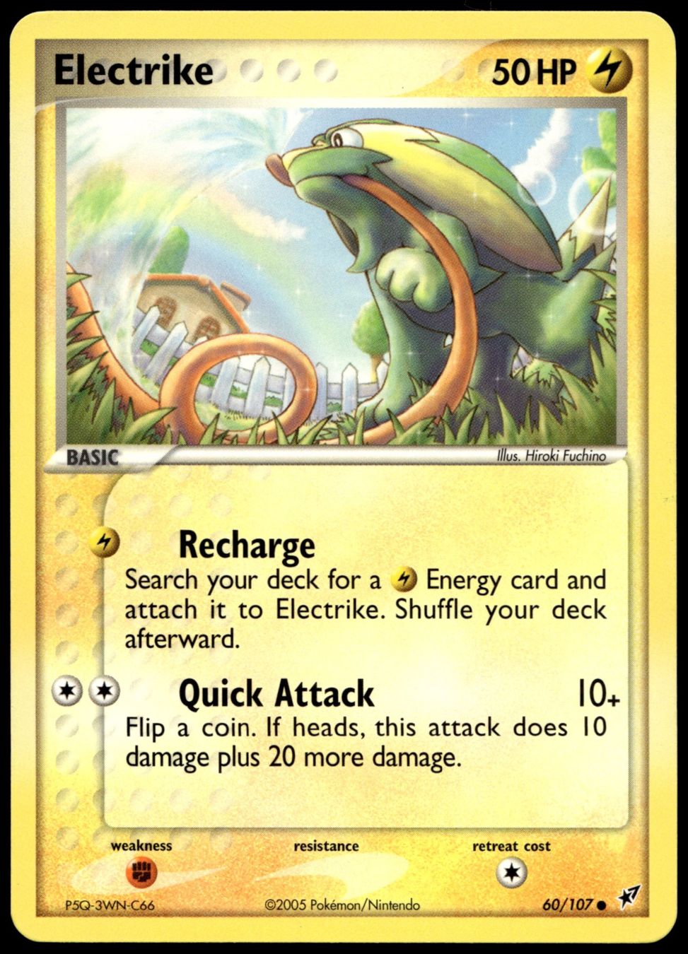 Pokémon Carte collezionabili: Electrike 60/107 Pokémon EX Deoxys – Nuovo (secondo la descrizione) da Uster venduto da Madame_Cards