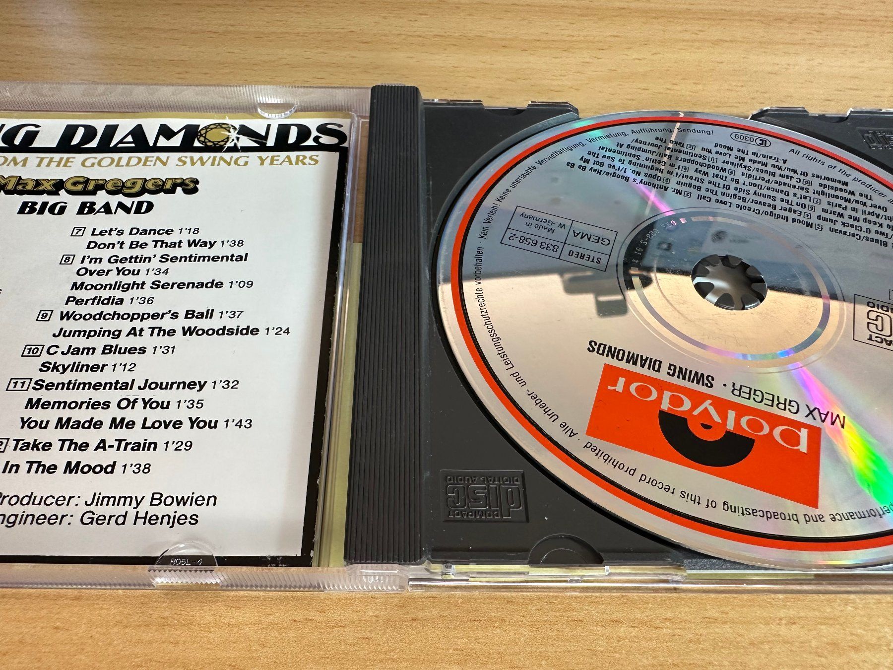 CD: Max Greger – Swing Diamonds – Usato da Rikon im Tösstal venduto da Alpenmutz 2