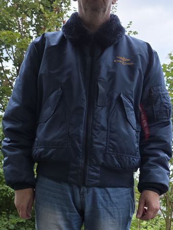 Breitling Alpha Industries B-15 Pilots Bomber Jacket