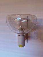 2Stk Vintage Wandlampen mit Glasschale Mid Century Design