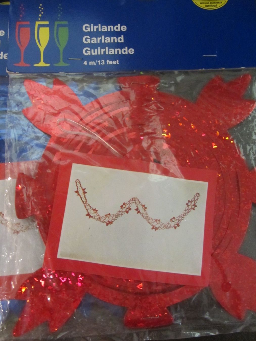 Tutte le decorazioni: 5 Girlanden à 4 Meter, 4 Farben – Nuovo e nell'imballaggio originale da Egliswil venduto da chroetli22 2