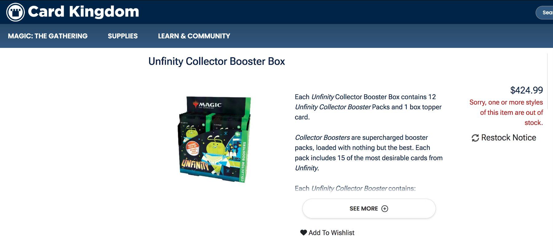 Magic The Gathering Carte collezionabili: MTG - Unfinity Collector Booster Box OVP – Nuovo e nell'imballaggio originale da Reinach BL venduto da Flower_Kid_82 4