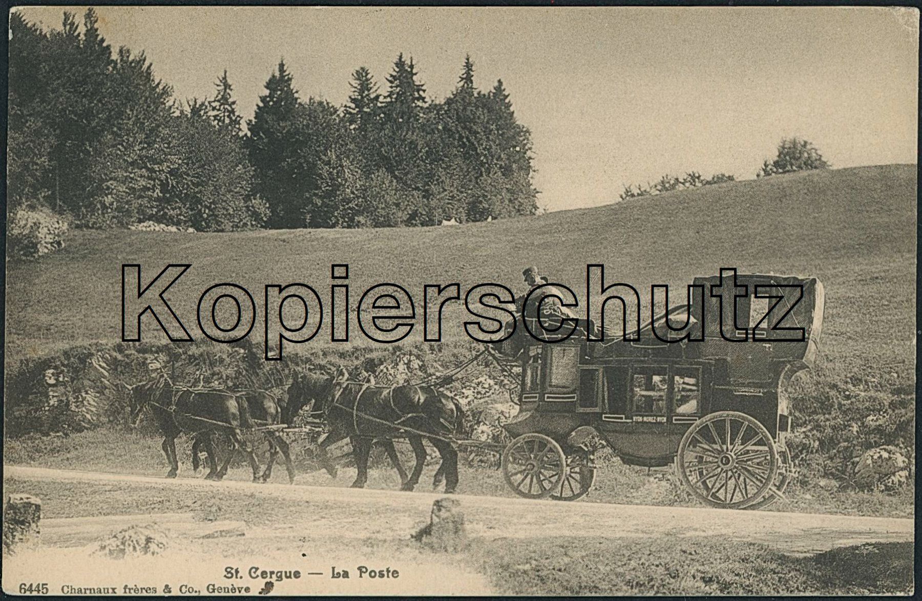 Cartoline postali: VD St. Cergue - Postkutsche – Usato da Schindellegi venduto da leecollect