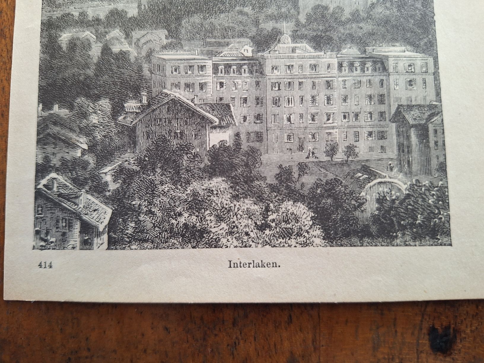 Incisioni: INTERLAKEN – Usato da Bevaix venduto da bohrap 1