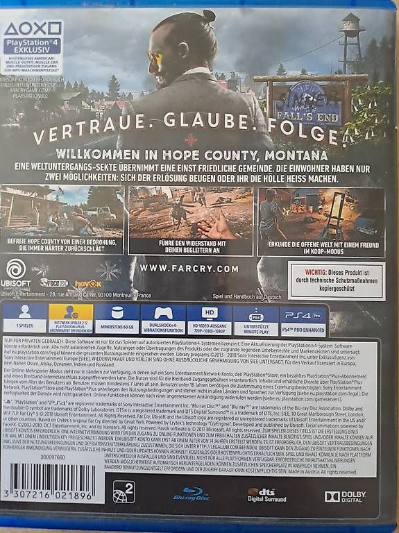 Giochi: Far Cry 5 für PS4 – Usato da Zürich venduto da Andri878 1