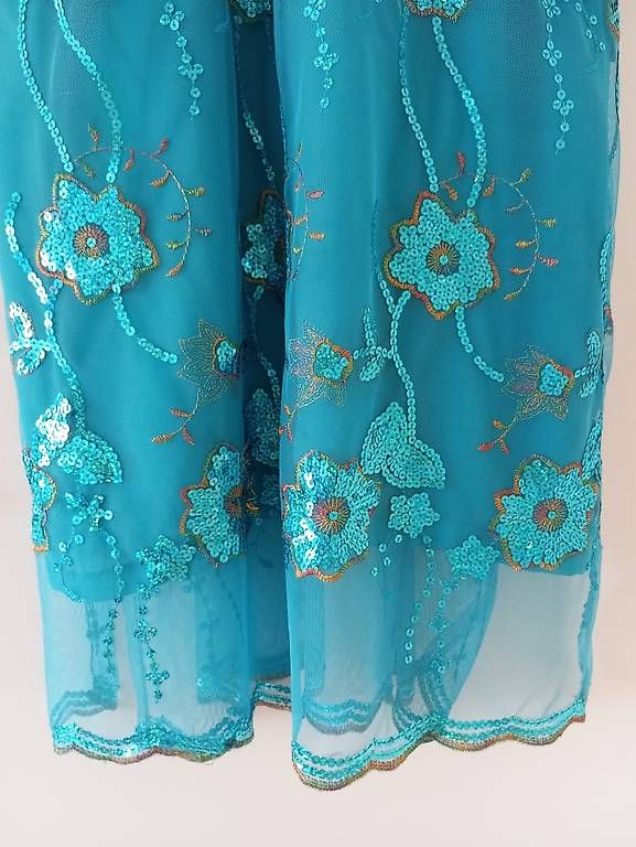 Vestiti: Paillettenkleid türkis Gr.38/40 – Usato da Zäziwil venduto da 33qfmnx9 3