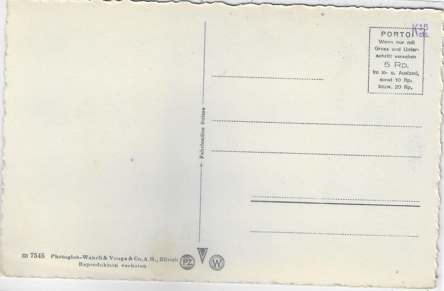 Cartoline postali: Zürich - Geiserbrunnen – Usato da Ettingen venduto da Kartenplanet 1