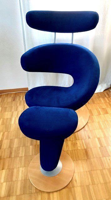 Schaukelstuhl Aus Leinen – Mit Holzsockel, Lendenkissen, Seitentaschen, Beige, Bis 150 Kg