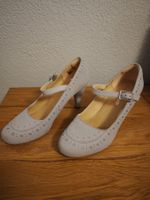 Elegante Clarks Damenschuhe, hellblau, Grösse 38, wie neu!