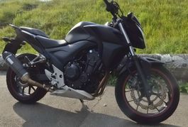 Motorrad Honda CB500F schwarz Top Zustand