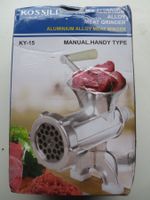 Kossili KY-15 Hand-Fleischwolf, neu. Top Zustand!
