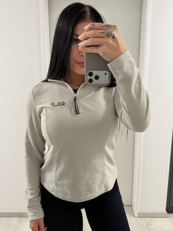 Jack Wolfskin Fleece Top, Beige, Size S