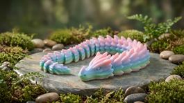 Artikulierte Drachenschlange - Bonedragon - Rainbow Matt