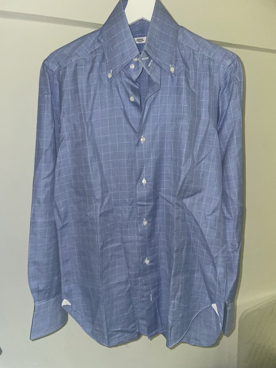 Camicie: Barba Napoli Herrenhemd Gr. 38 Button-Down, neuwertig – Usato da Zürich venduto da pacta_sunt_servanda