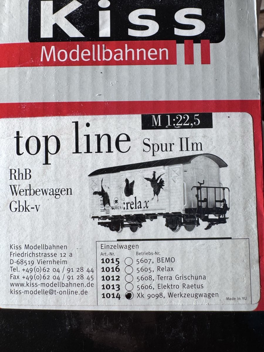 Modellini di ferrovie: RhB  Gbk-v, Kiss – Usato da Esslingen venduto da Ursr1 1