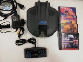 NEC PC Engine Shuttle PCE PC-Engine + 4 Games gratis dazu