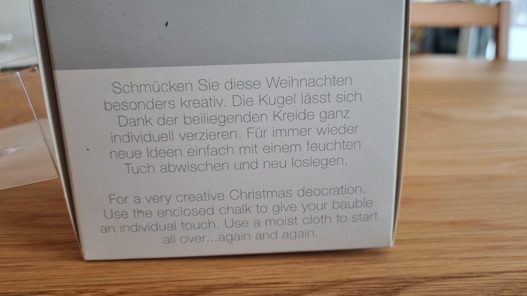 Alle Dekorationen: Kreide Kugel – Gebraucht aus Toffen von fan_tv5s 3