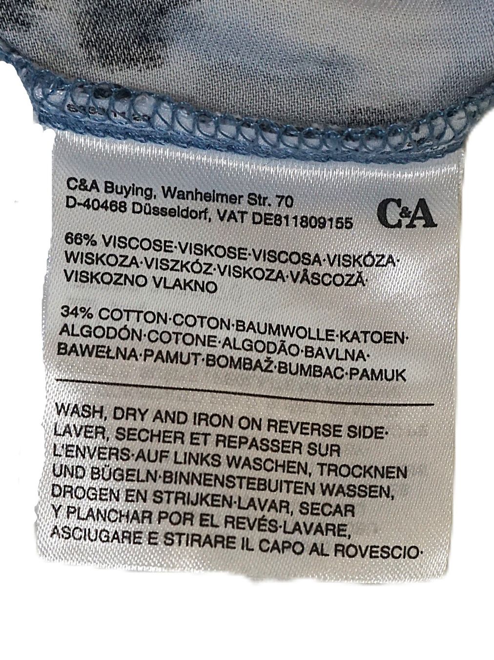 C&A Chemisiers: gemusterte Bluse von C&A Gr. EUR 46 – D'occasion à Pratteln par Restwert_Pratteln 5