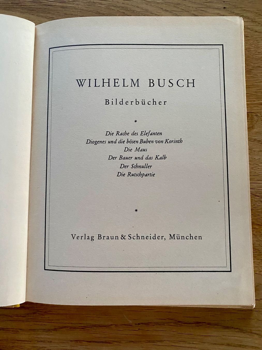 Libri: Wilhelm Busch Bilderbuch alt – Usato da Gossau SG venduto da Dobby1974 2