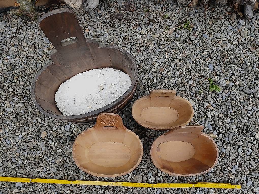Articoli in legno: Rahmkübel Holzbränten Holzgefässe – Usato da Flüelen venduto da Siro3 1