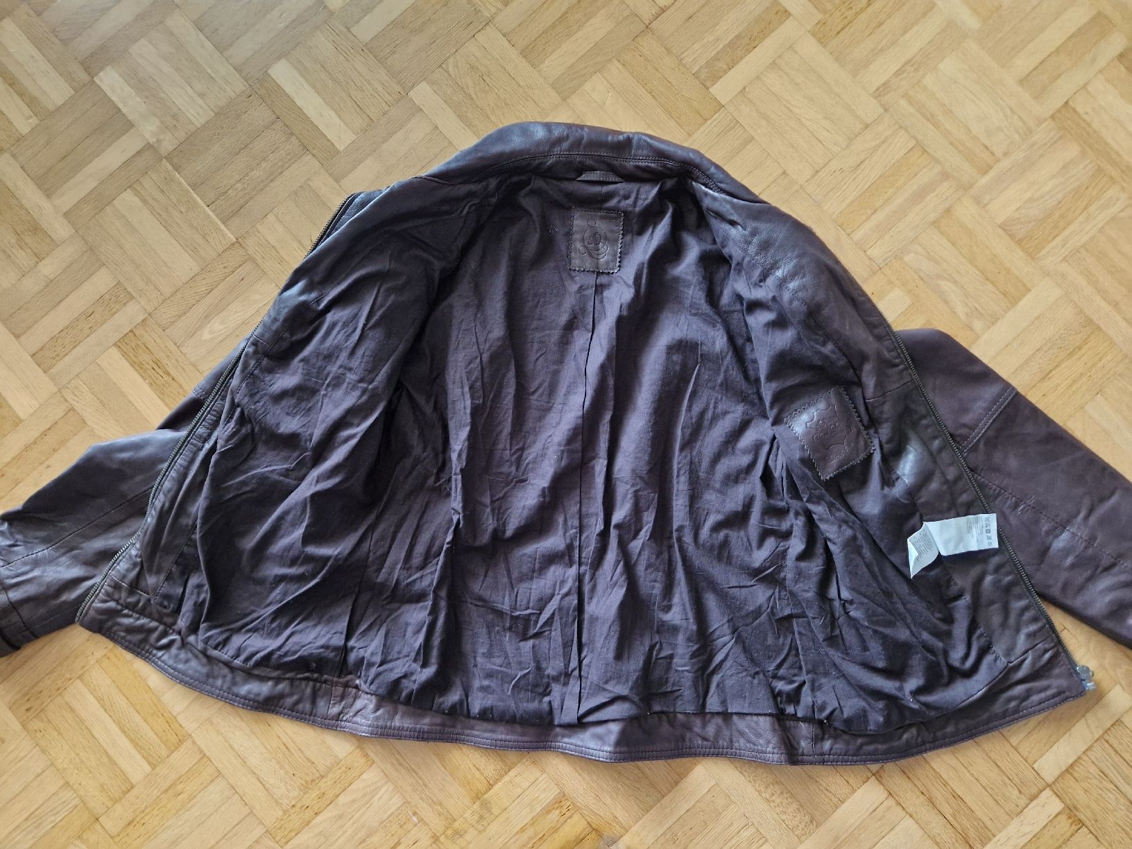 S.Oliver Giacche: Braune Echt Lederjacke S. Oliver Gr. 42 – Usato da Reinach BL venduto da Tinkerbelly27 3