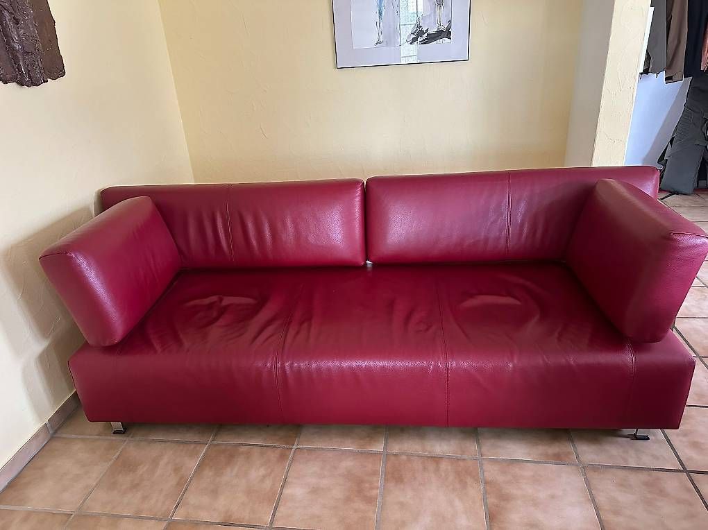 Divani: 2 Leder Sofa – Usato da Schlierbach venduto da Simona023